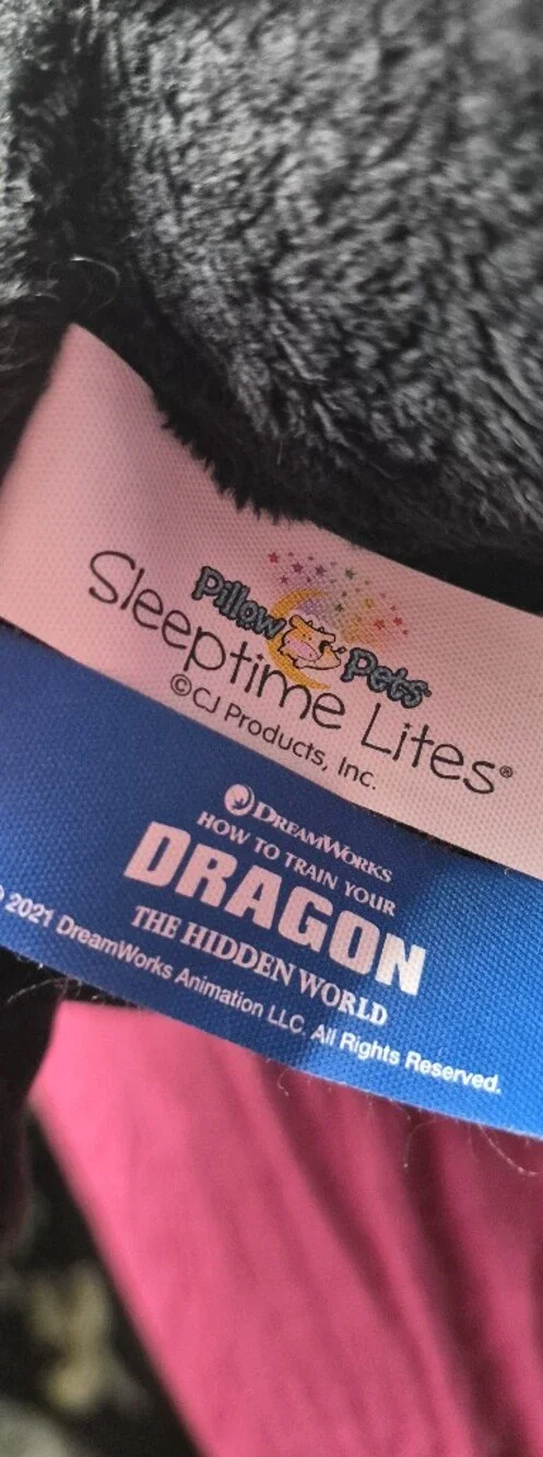 Pillow Pets Toothless Sleeptime Lite Night Light Plush Nigh Fury